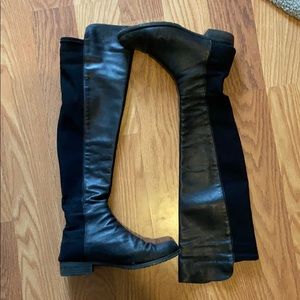 Stuart Weitzman 50/50 Leather knee high boots